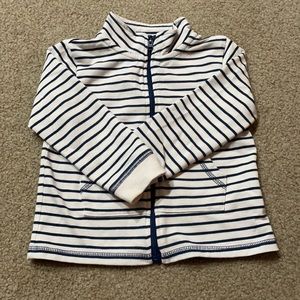 Joe Fresh Zip Up Stripe Sweater 18-24 Months